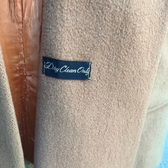 Vintage Wool Coat with Faux Leopard Trim - Picture 7 of 9